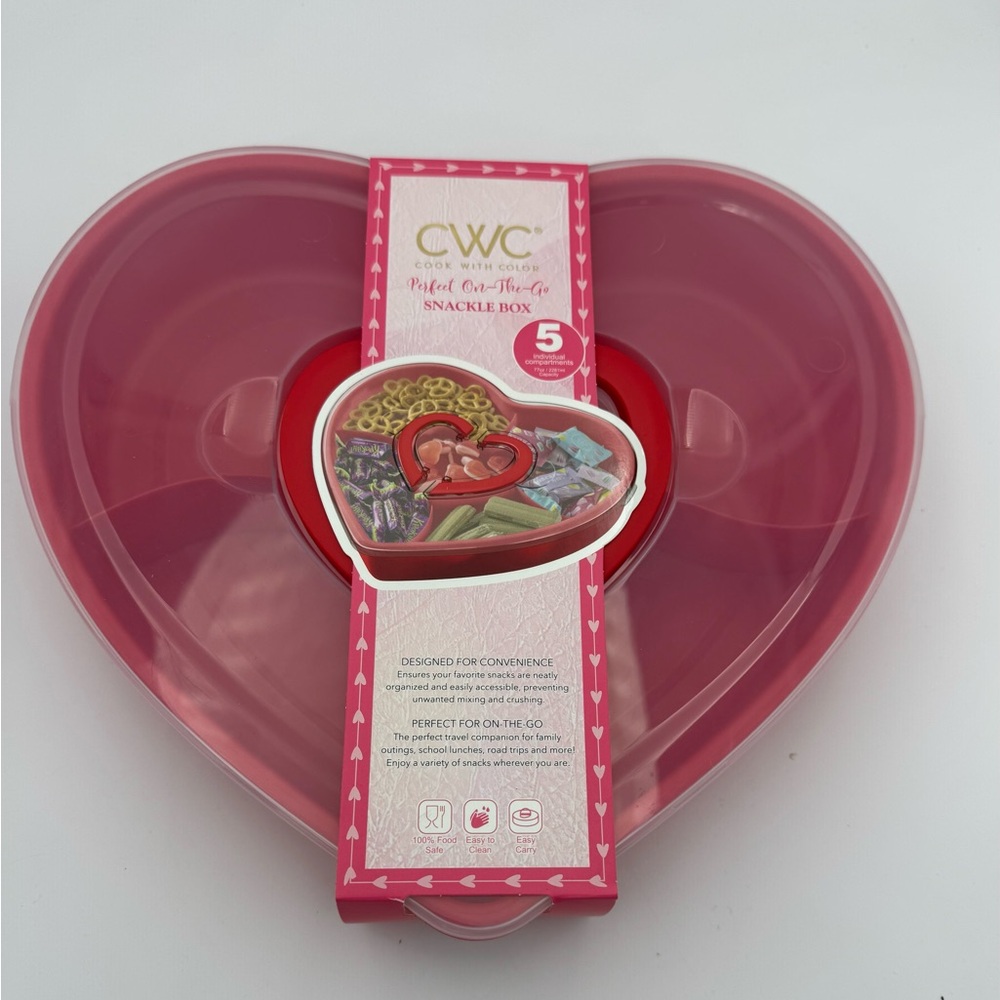 Valentines CWC Heart-Shaped Snackle Box
